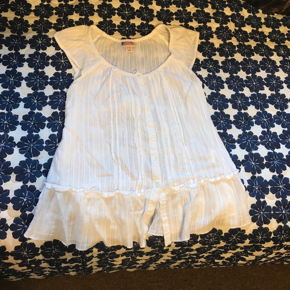 White summer shirt