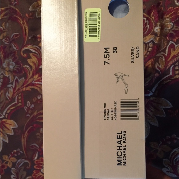 Michael Kors Simone Mid Sandal (Glitter) - Picture 6 of 6