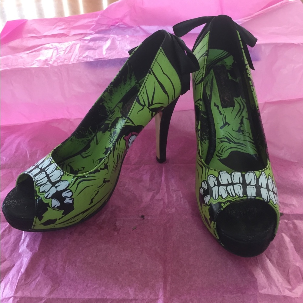 Fun Halloween Monster Heels