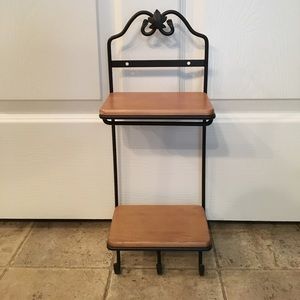Longaberger wrought iron shelf
