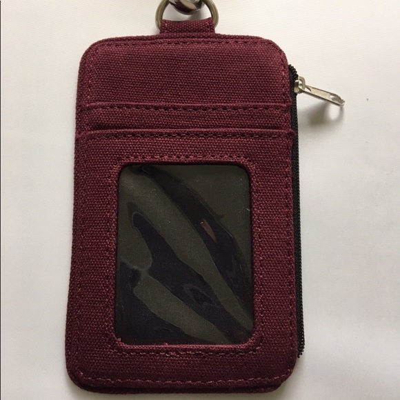 $20🖤Only 2 Left - New Maroon Love Pink ID Lanyard - Picture 3 of 6