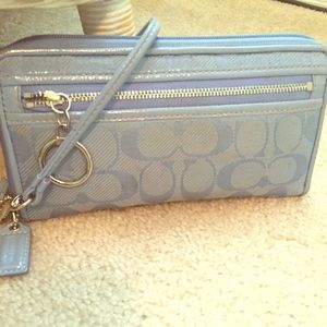 Coach Limited Edition periwinkle wallet