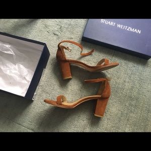 Stuart Weizman sandals suede leather