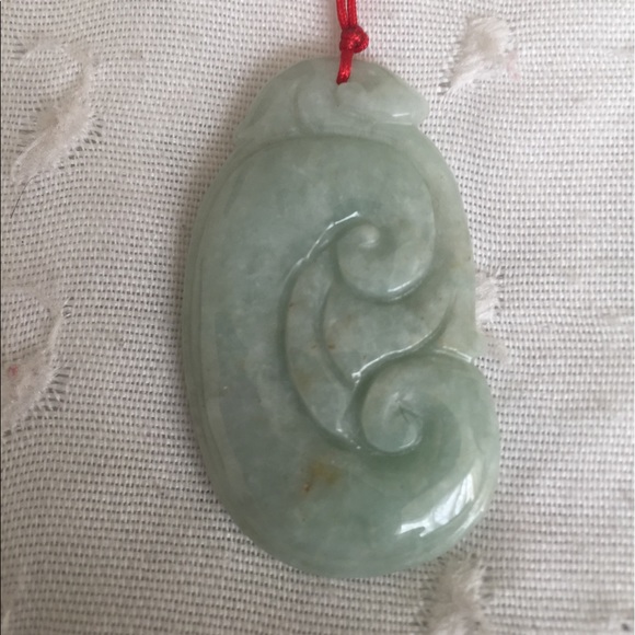 Jade Jewelry - Jade “Jadeite” Pendant with Certificate Feng Shui