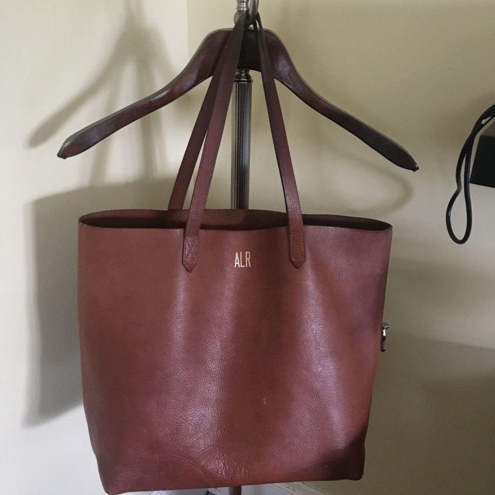 Madewell The Transport English Saddle Tote Bag