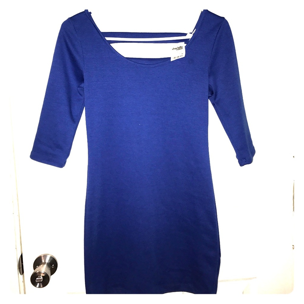 Charlotte Russe bodycon dress with cut out back