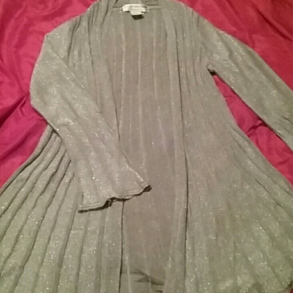 Lauren Michelle long shimmer cardigan