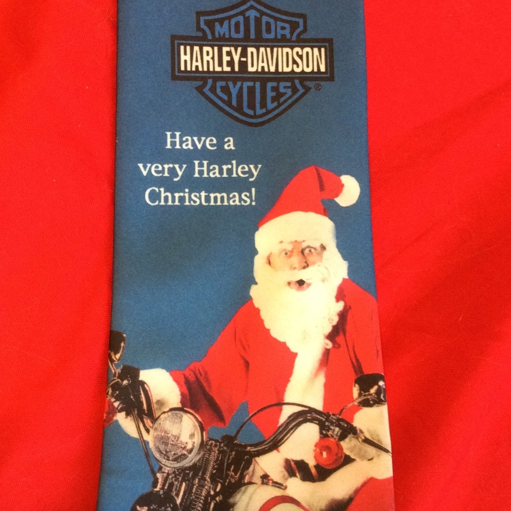 Harley - Davidson Christmas necktie