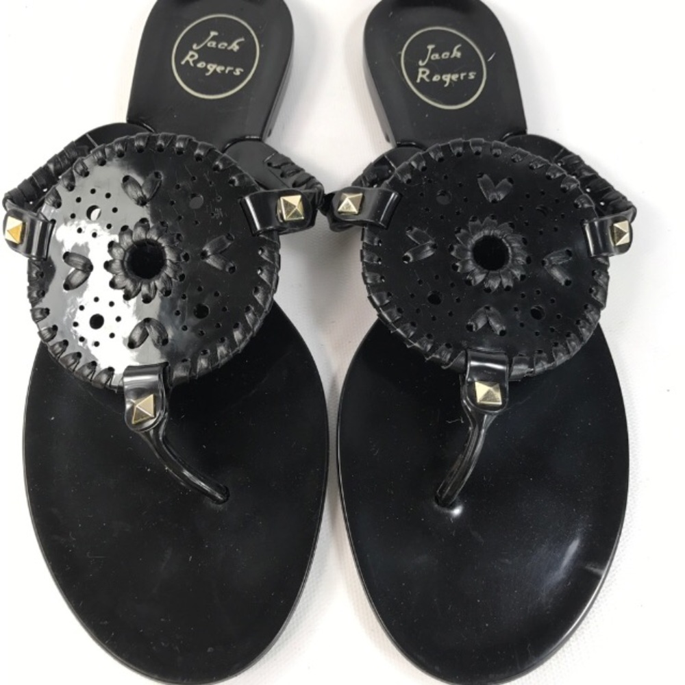 Jack Rogers Georgica Whipstitch jelly sandal 10
