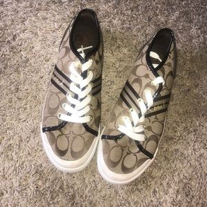 COACH tennis shoes!! Hardly worn!!!