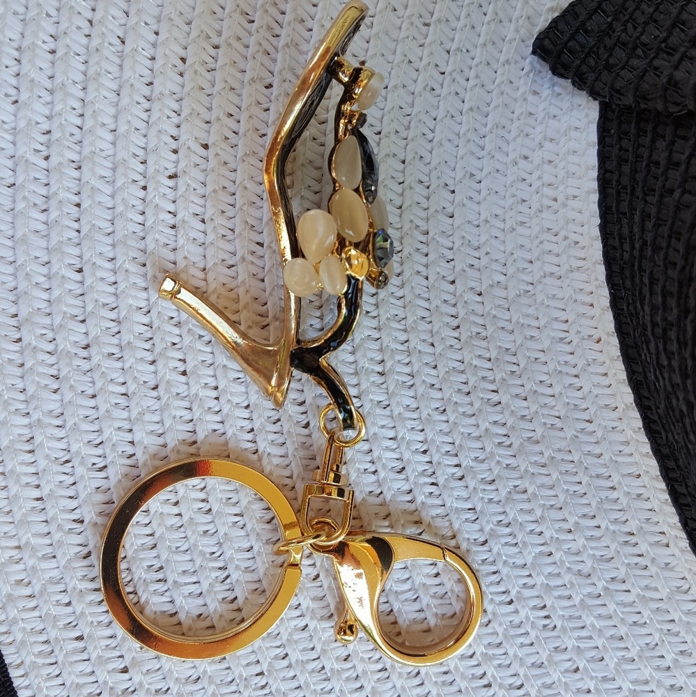 High Heel Rhinestone Keychain - Picture 5 of 5