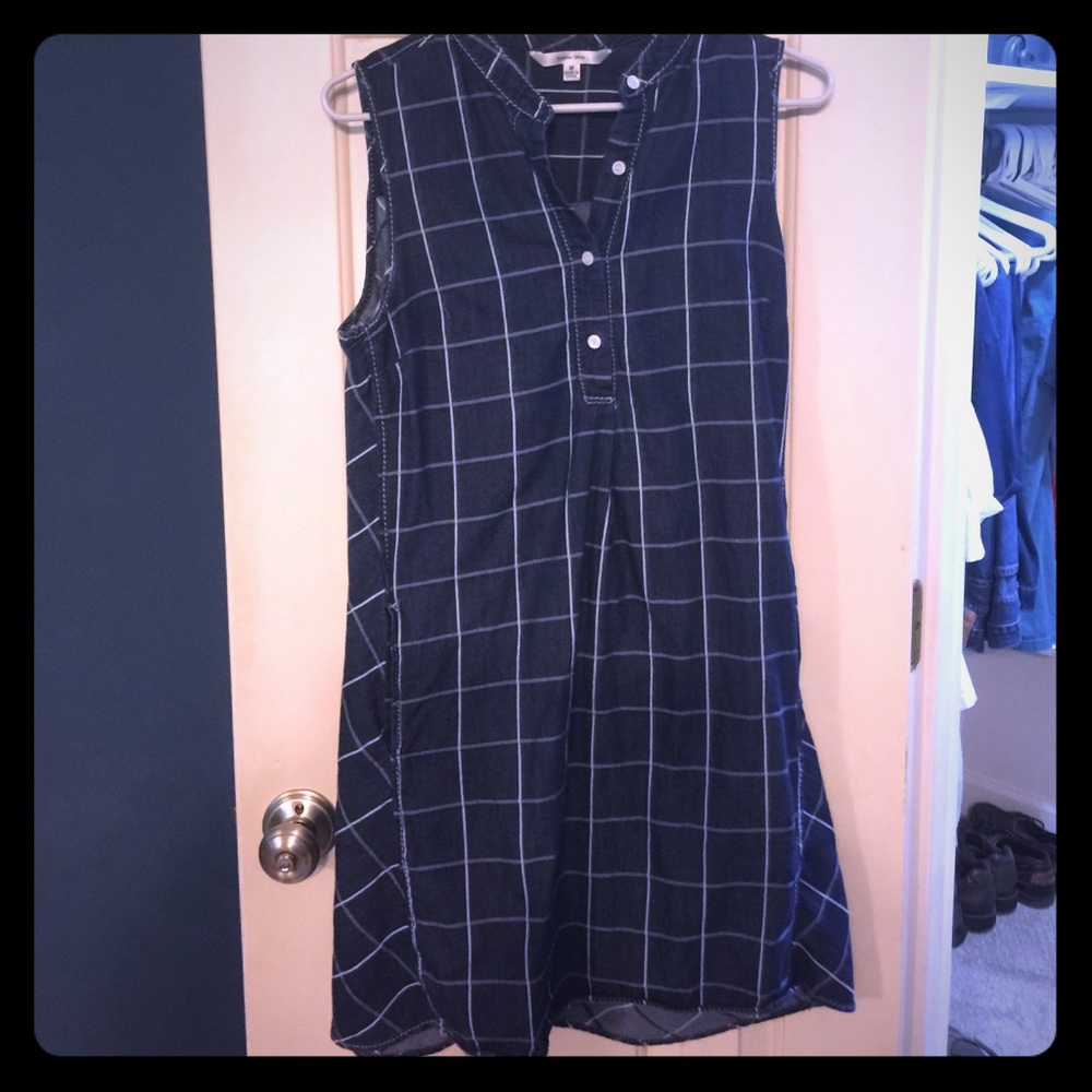 Denim Sophie Max Dress, with pockets.