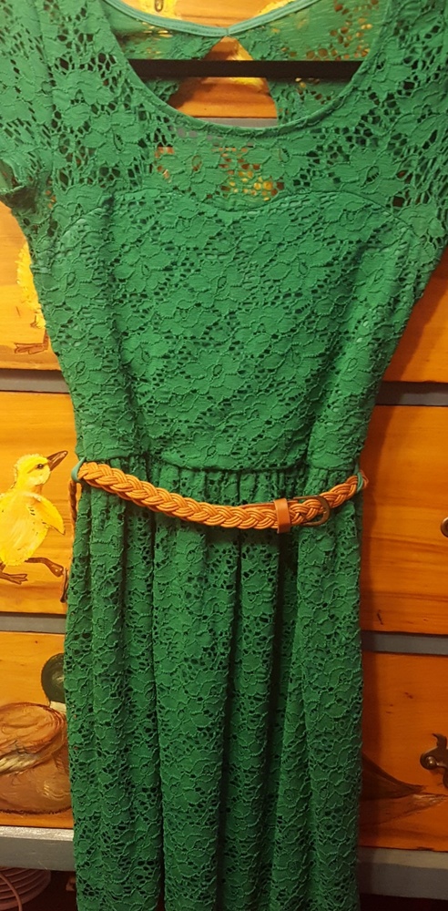Green Lace Dress