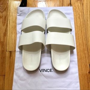 Vince Georgie White Sandals