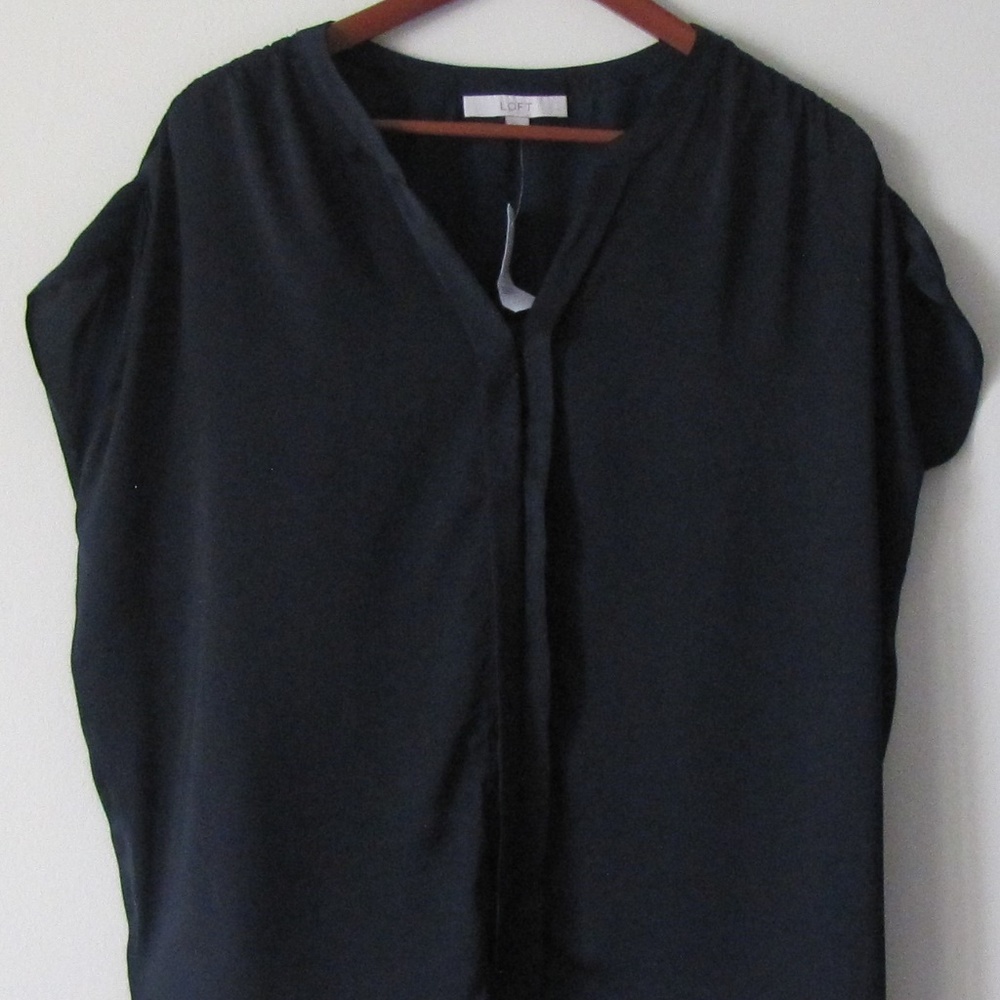 Loft Classic Women's Black Blouse (NEW)