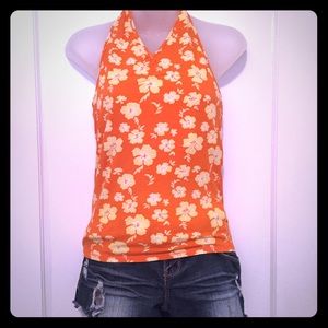 Hawaiian print halter top 🌺