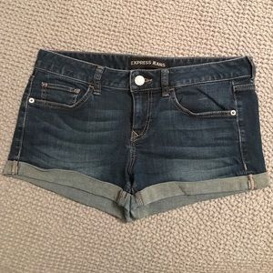 Express jean shorts