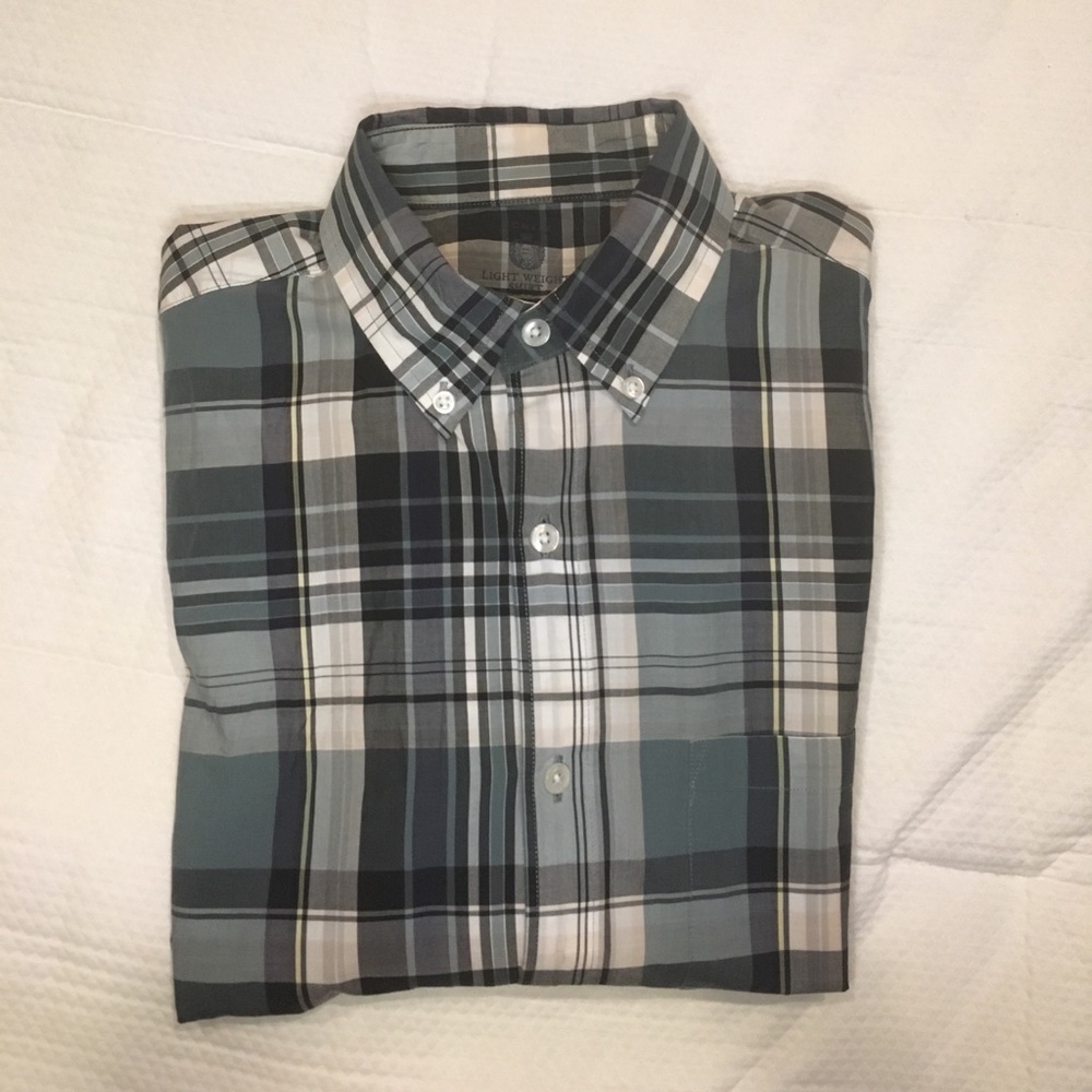 J.Crew Lightweight Plaid Button-down