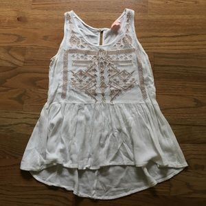 White tank top
