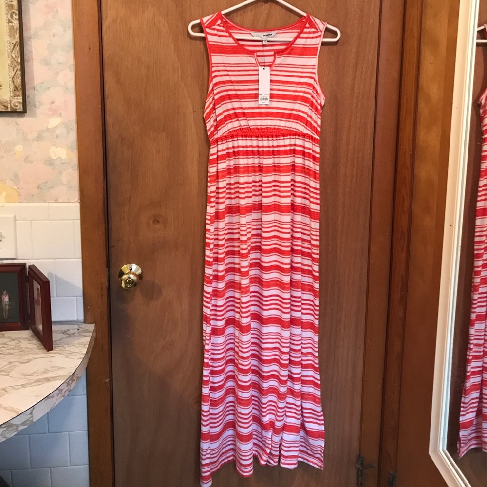 Striped maxi dress
