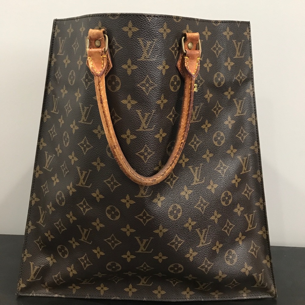 SOLD !!Louis Vuitton Sac Plat bag DATE CODE MI871