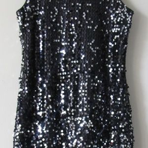 Banana Republic Classic Sparkly Black Dress