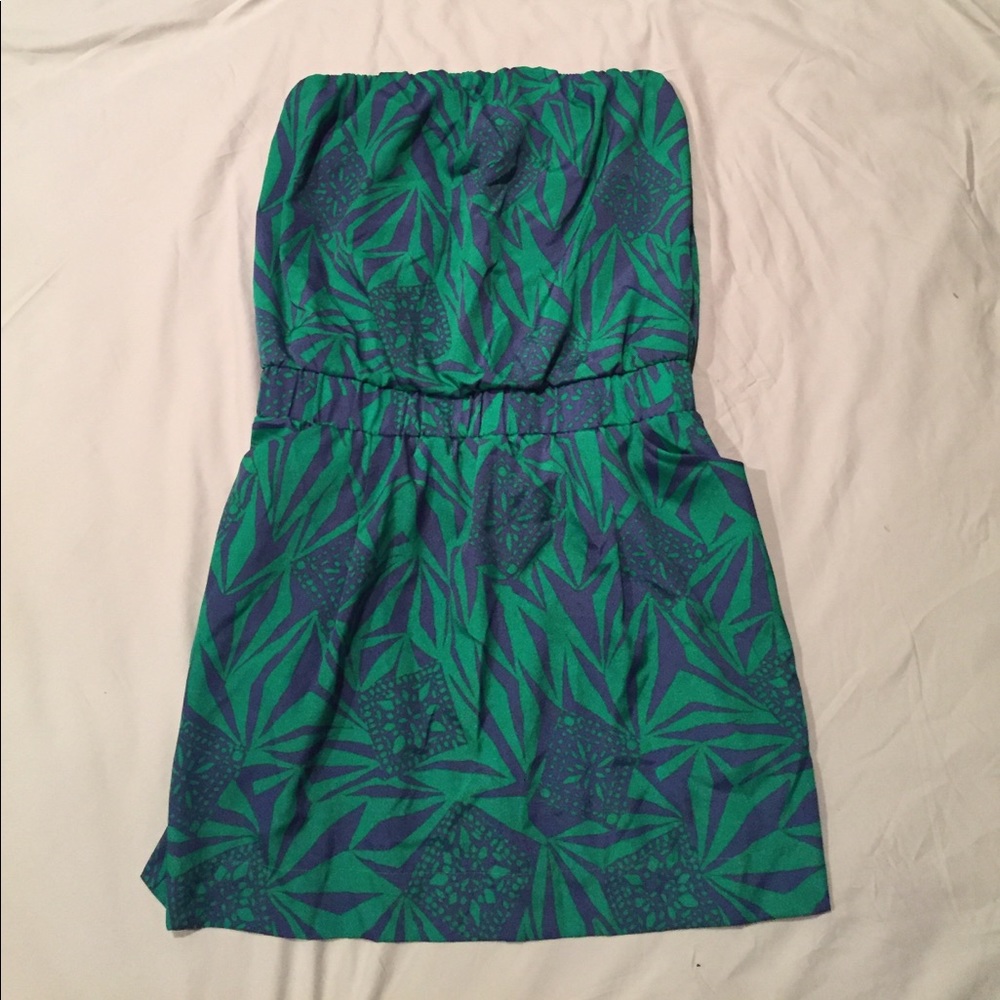 Strapless dres