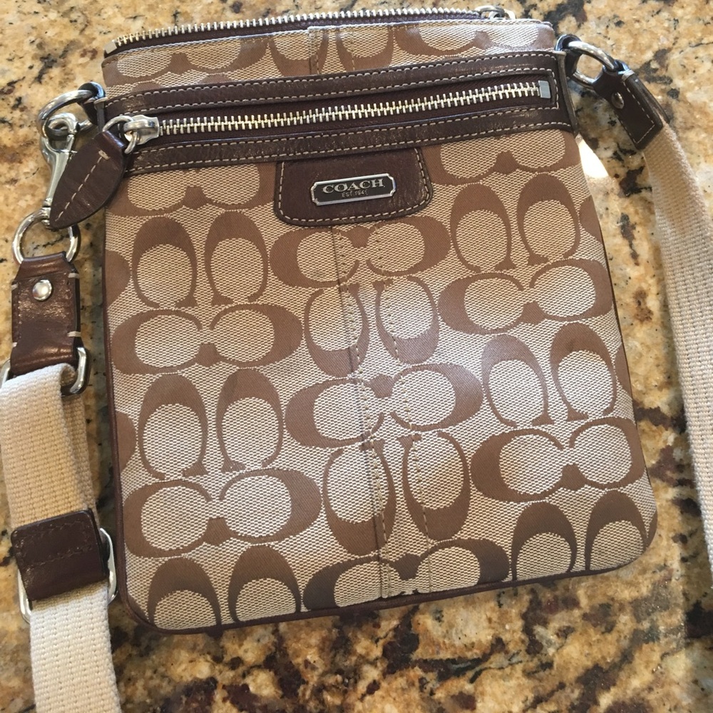 Coach Signature crossbody bag