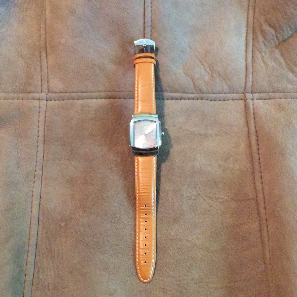 INVICTA Rose Gold Leather Watch