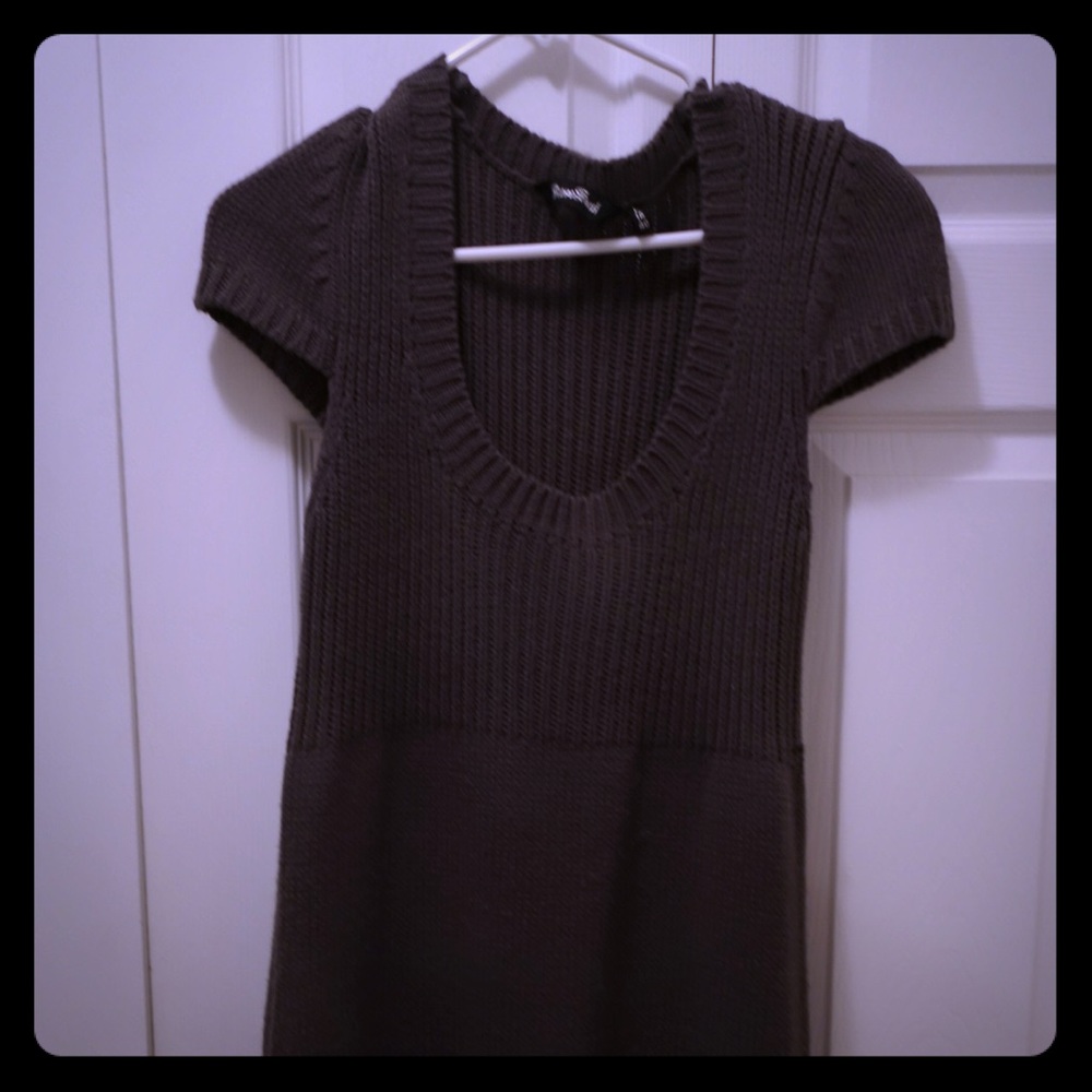 Sweater dress bought in Spain at Zara.
