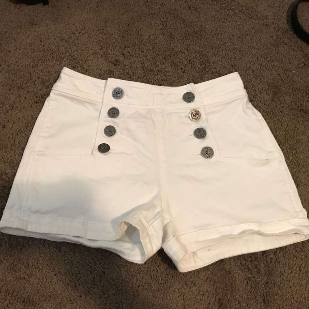 High Waisted Sailor Shorts
