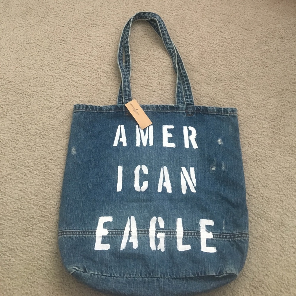 Trendy jean tote from American Eagle Outfitters
