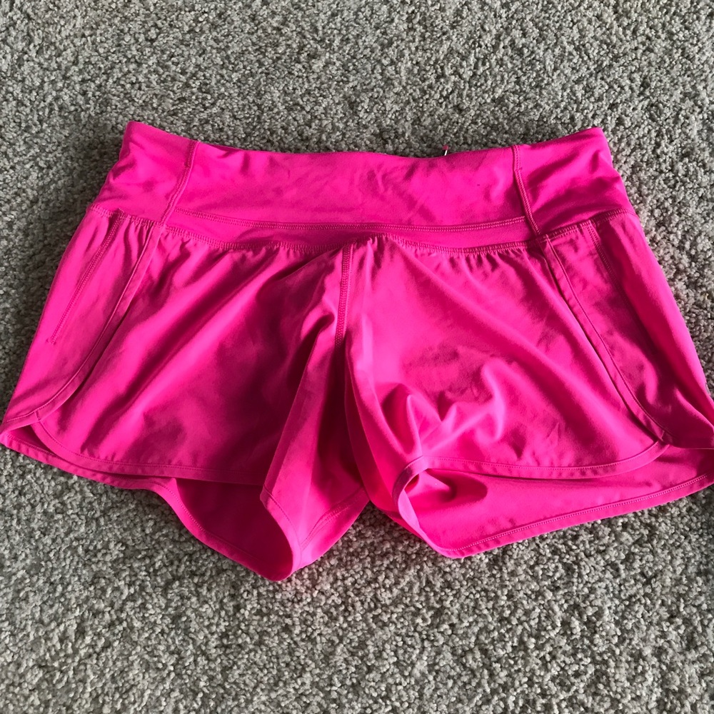 Rare Hot Pink Lululemon Speed Shorts