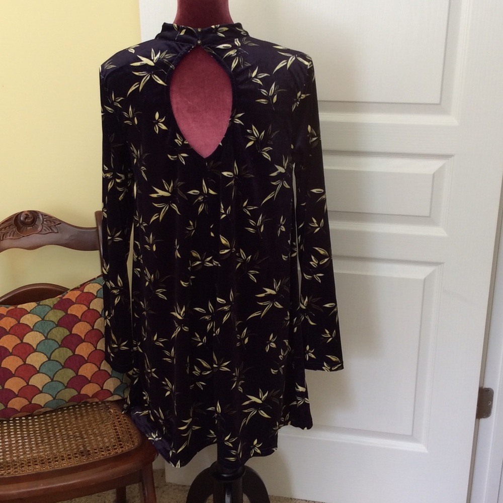 Navy Swing Dress HP 9.22.19 - Picture 3 of 5