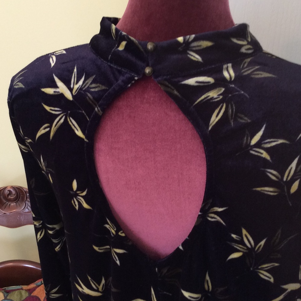 Navy Swing Dress HP 9.22.19 - Picture 4 of 5