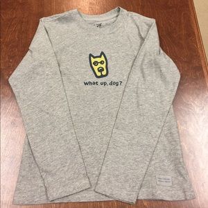 Boys Life is good L/S tshirt