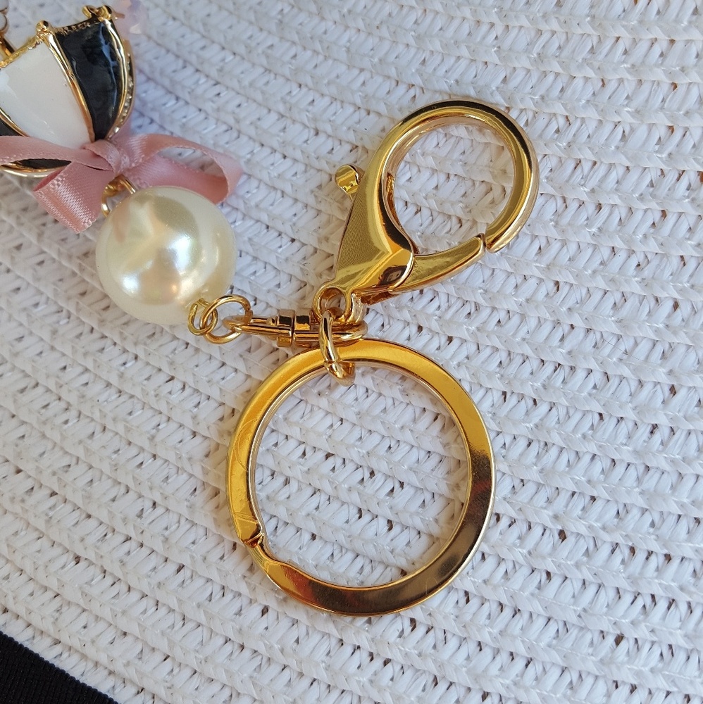 Umbrella Rhinestone Keychain - Picture 3 of 3