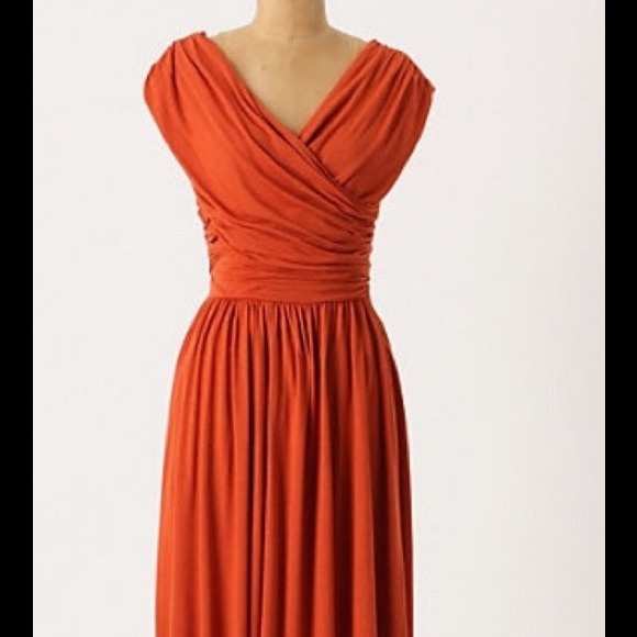 Anthropologie Dresses & Skirts - Anthro Orange Whirligig Dress