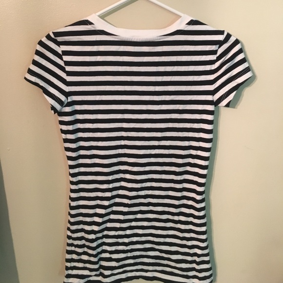 Valerie bertinelli stretch striped tee xs - Picture 4 of 5