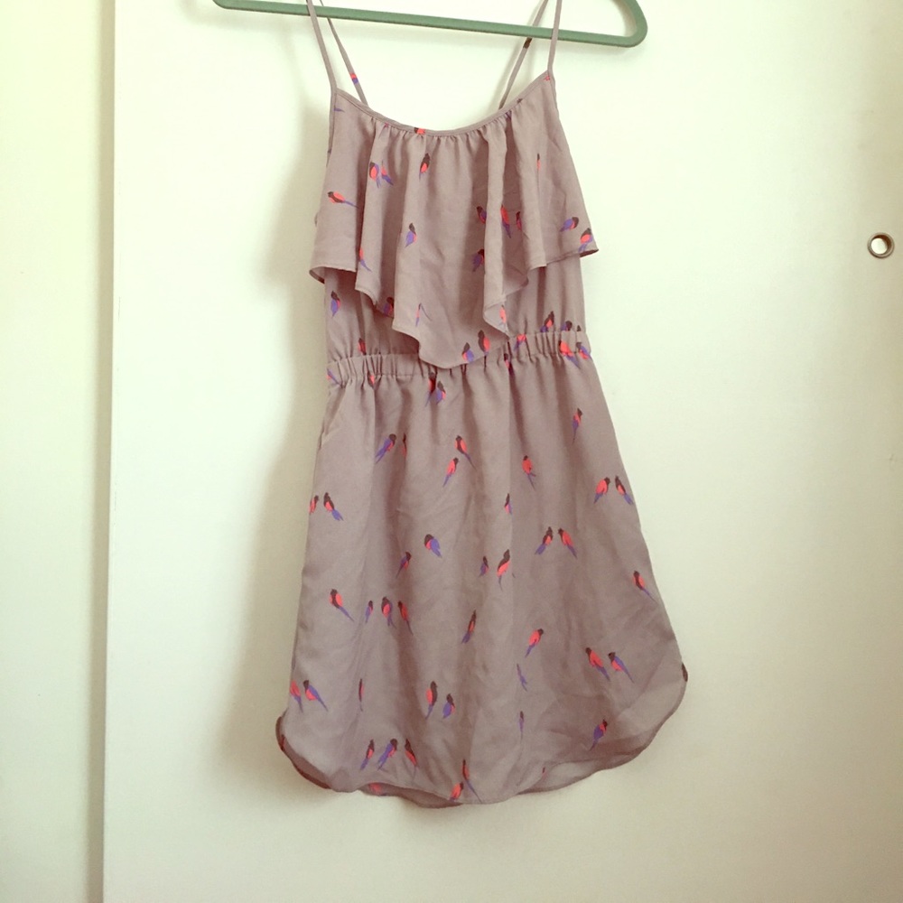 Ruffle-top dress