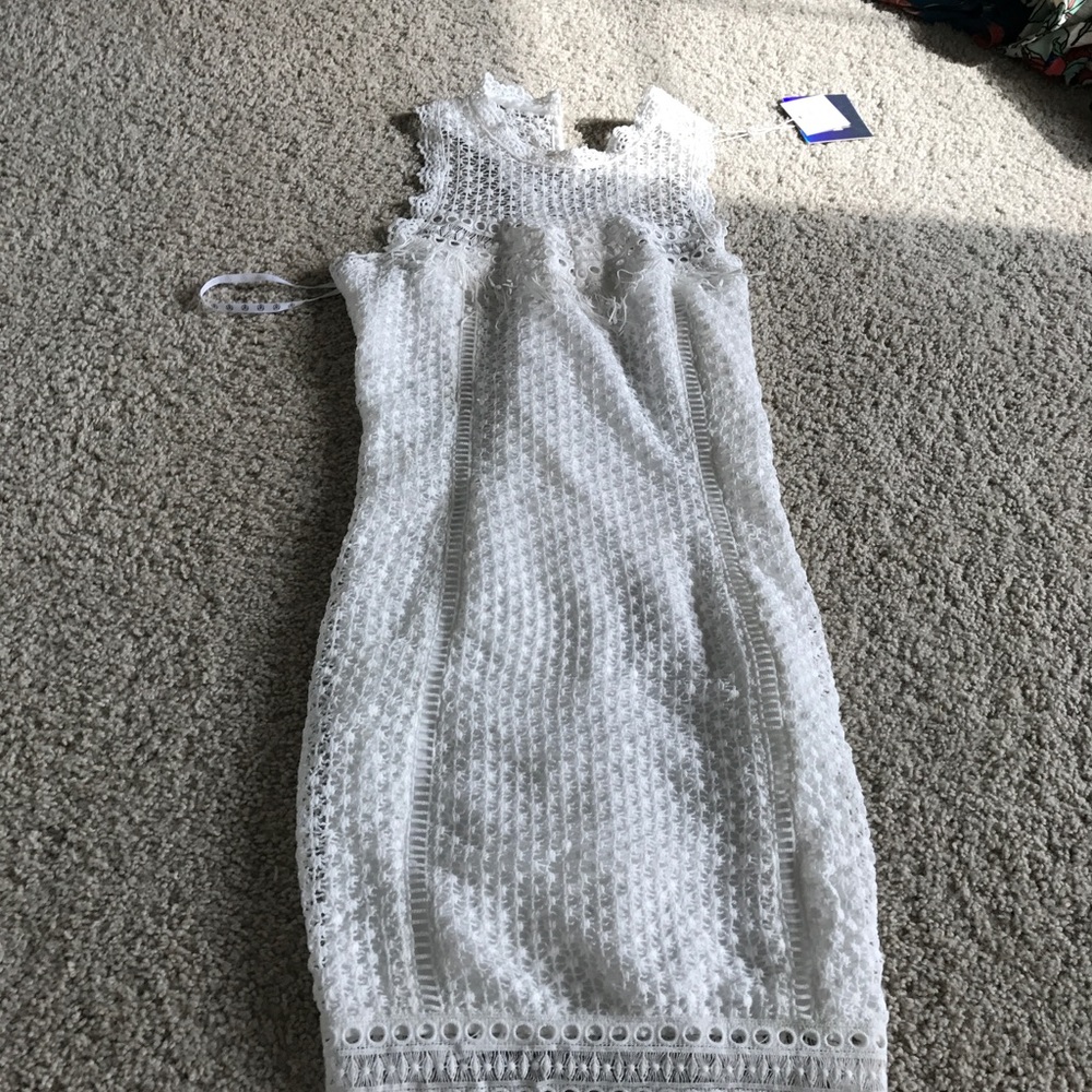 NWT Missguided White Lace Dress