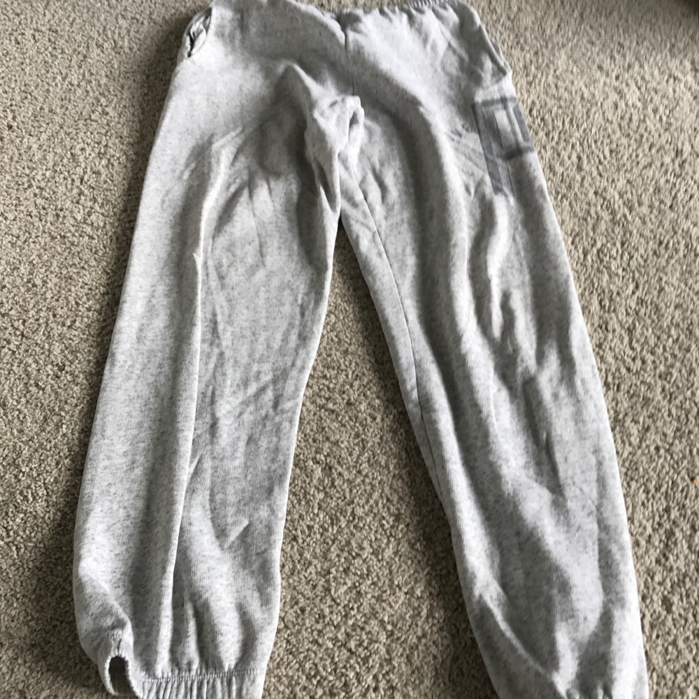 VS Pink Gray Sweatpants