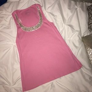 Pink INC racerback tank