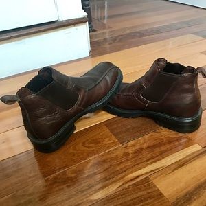 GBX brown leather slip on boot/shoe