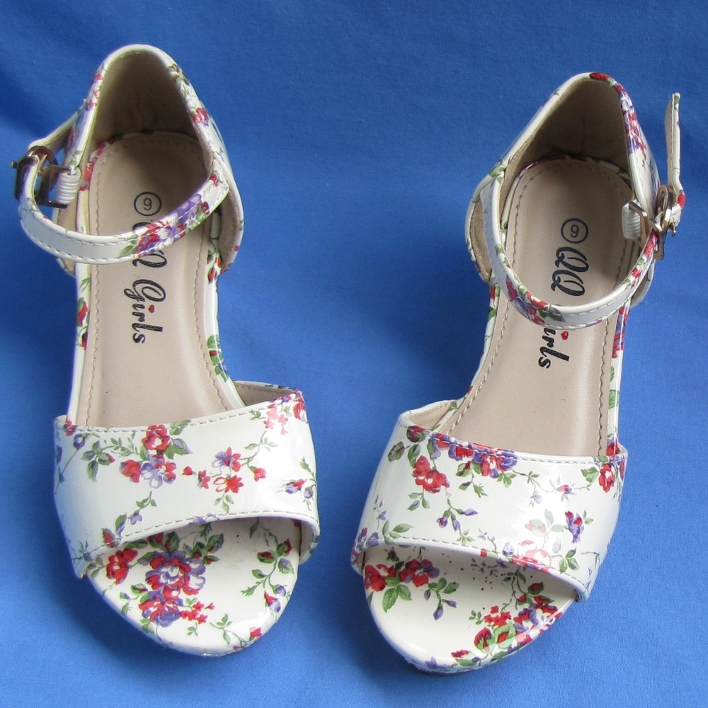 Toddler Flowery Platform Sandals
