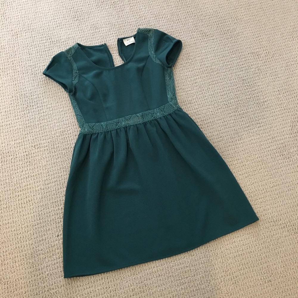 Mesh cut out sun dress