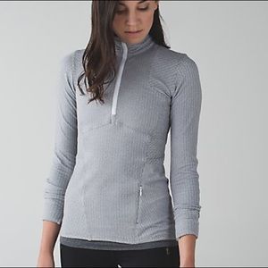 Lululemon rulu fabric quarter zip pull over