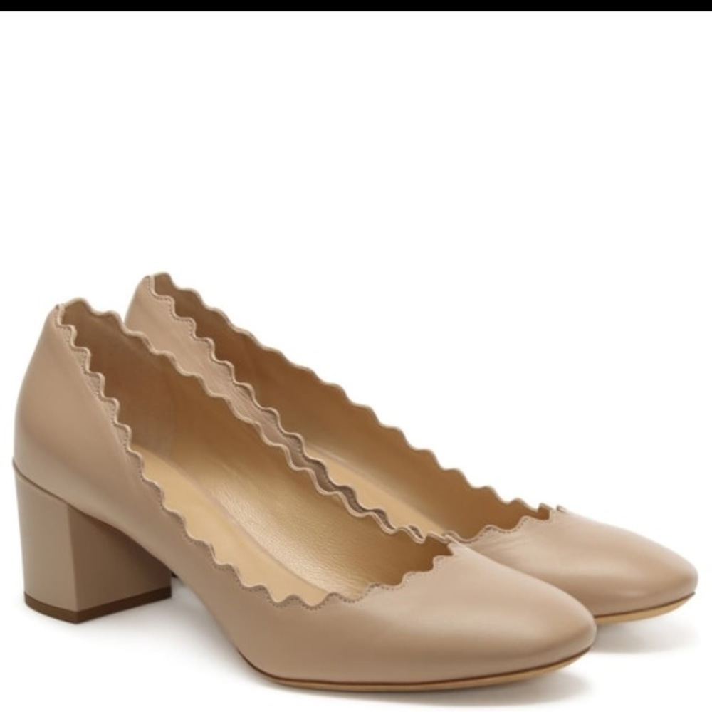 Chloe Lauren Beige Women's Pump
