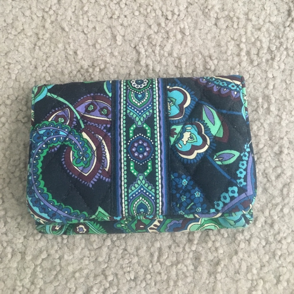 Blue/green Vera Bradley wallet