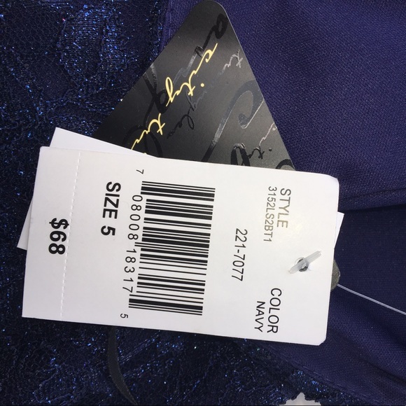 Blue Glitter Dress - NWT - Picture 4 of 4